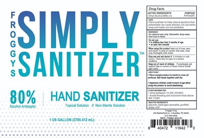 CHEM SANI GEL 1G.jpg Froggy's Simply Sanitizer GEL - CHEM SANI GEL 1G
